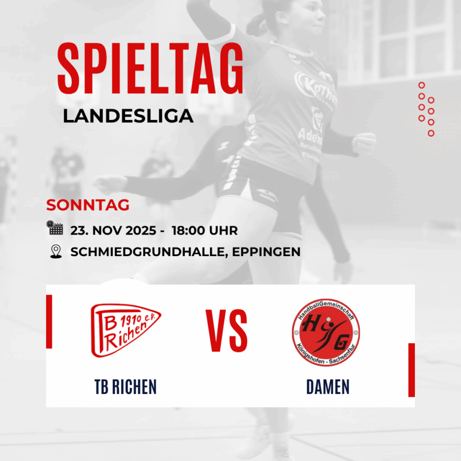 HG Damen spielen auswärts in Richen