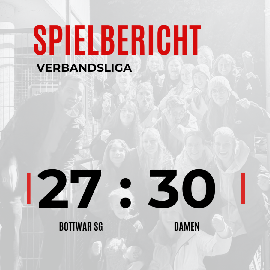 Damen gewinnen gegen die Bottwar SG.
